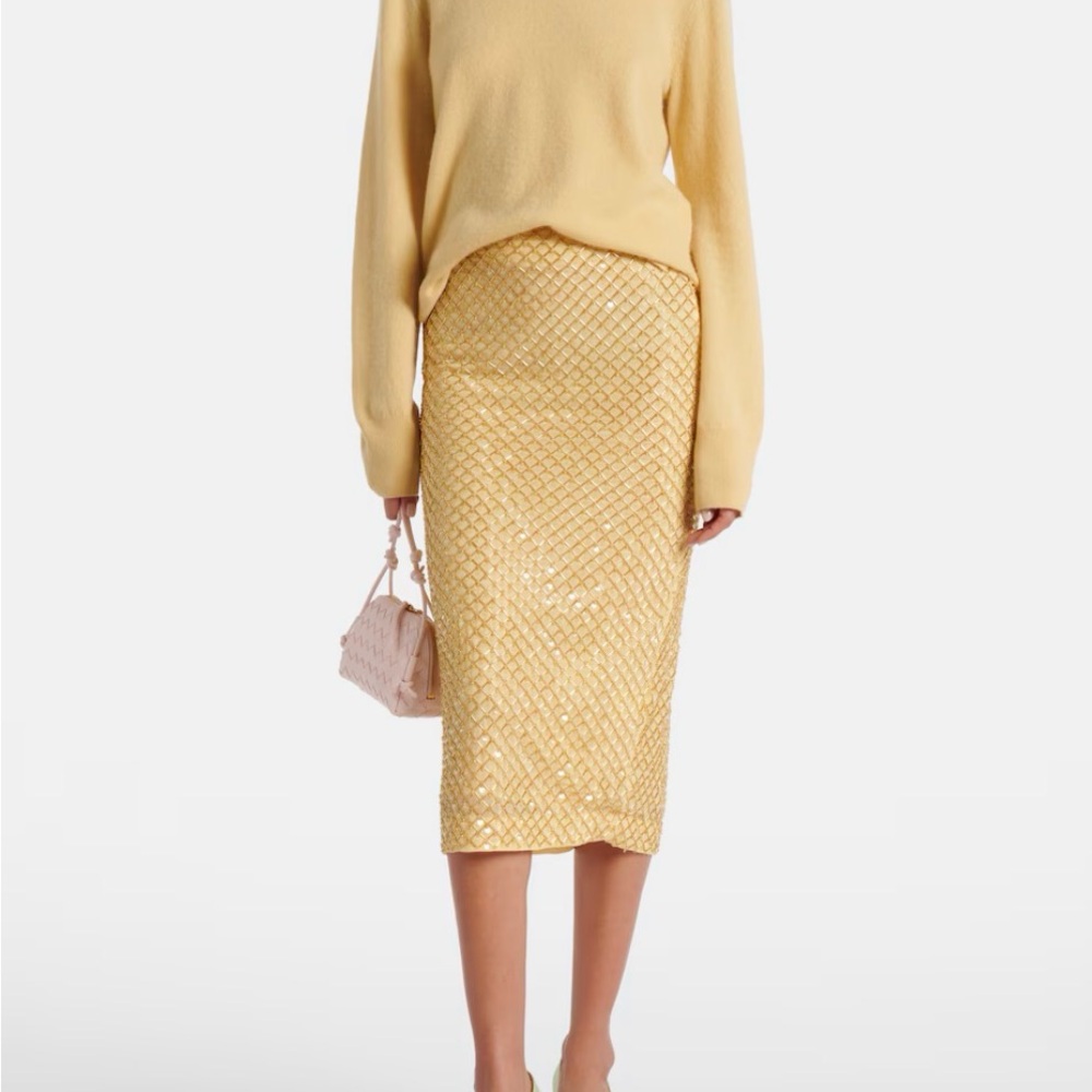 NWT. Veronica Beard Allora Beaded Skirt
